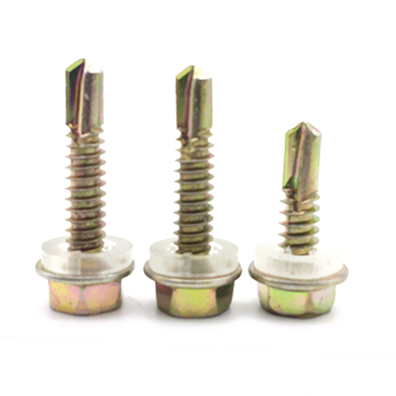 外六角自攻鉆尾螺釘 彩鋼瓦與木工的高效連接解決方案